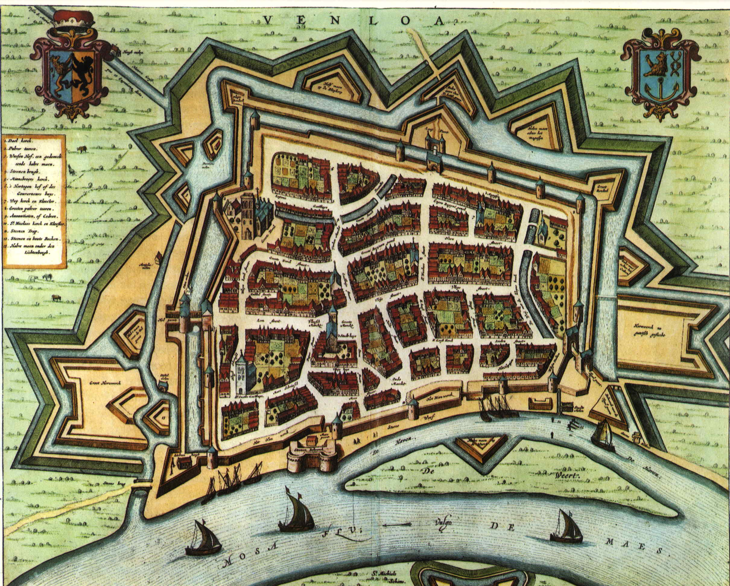 Historische vestingwerken van Venlo